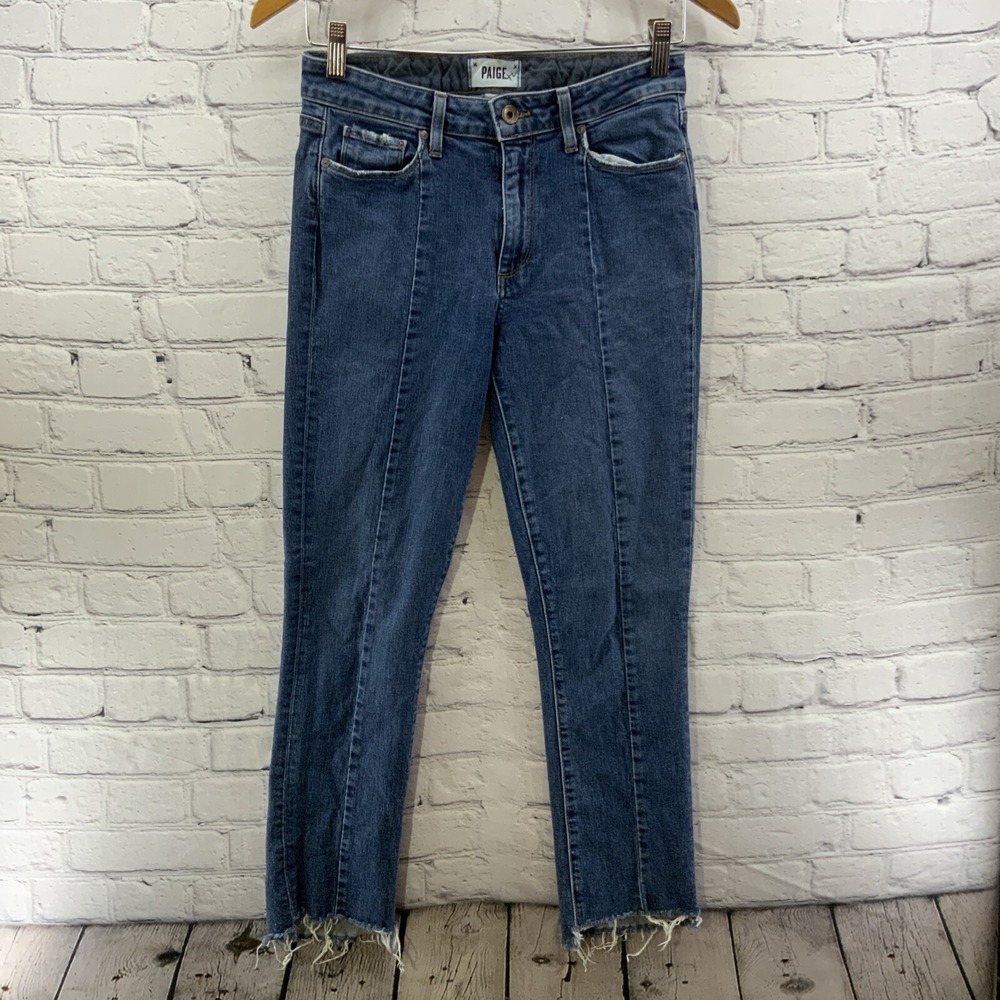 Paige Blue Jeans Womens Sz 27 Skinny Dark Wash